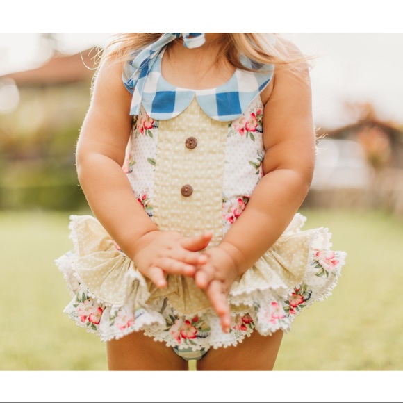 NWT - Be Girl Hattie Halter Skirted sun suit - Picture 2 of 6